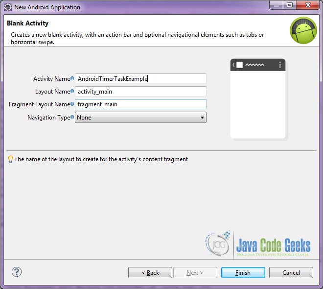 Android TimerTask Example Java Code Geeks