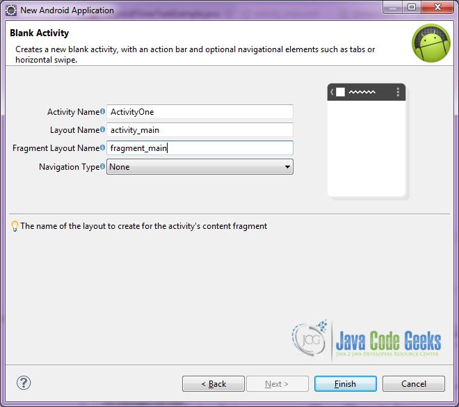 Android startActivityForResult Example Java Code Geeks