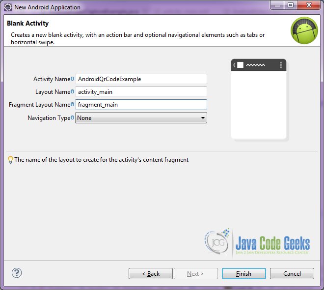 Android Barcode and Qr Scanner Example Java Code Geeks