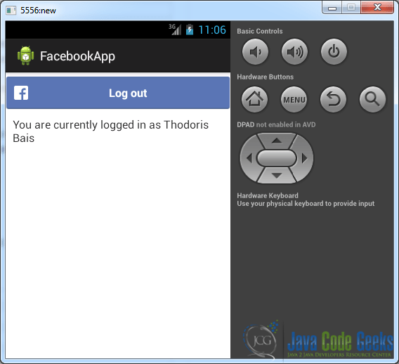 Android Facebook Login Example Examples Java Code Geeks 2022
