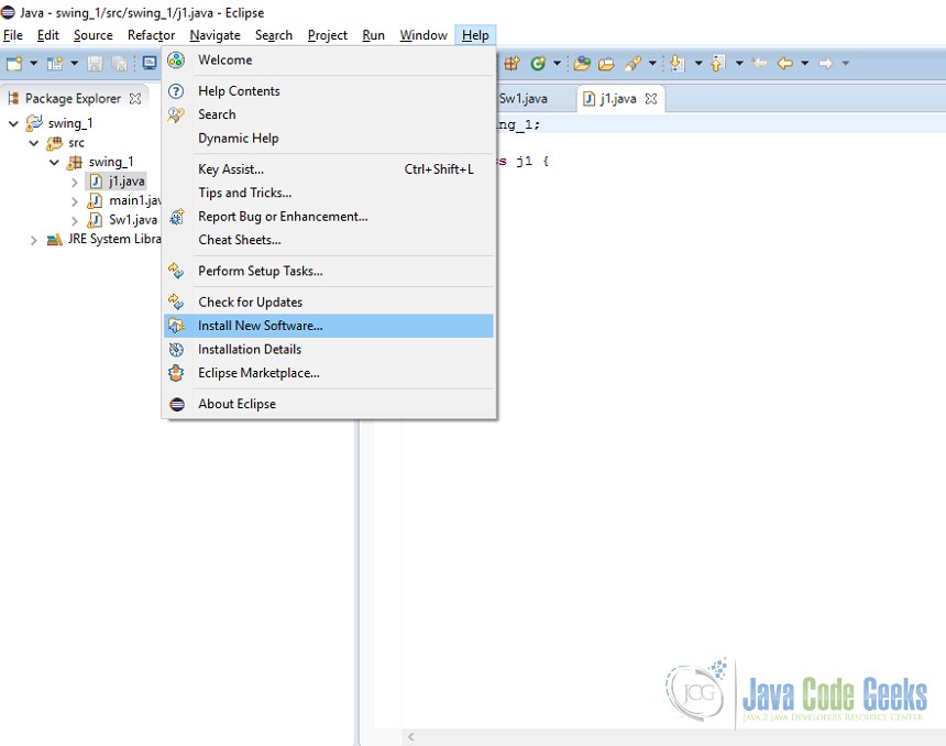 JAVA Swing Form Example Examples Java Code Geeks 2022