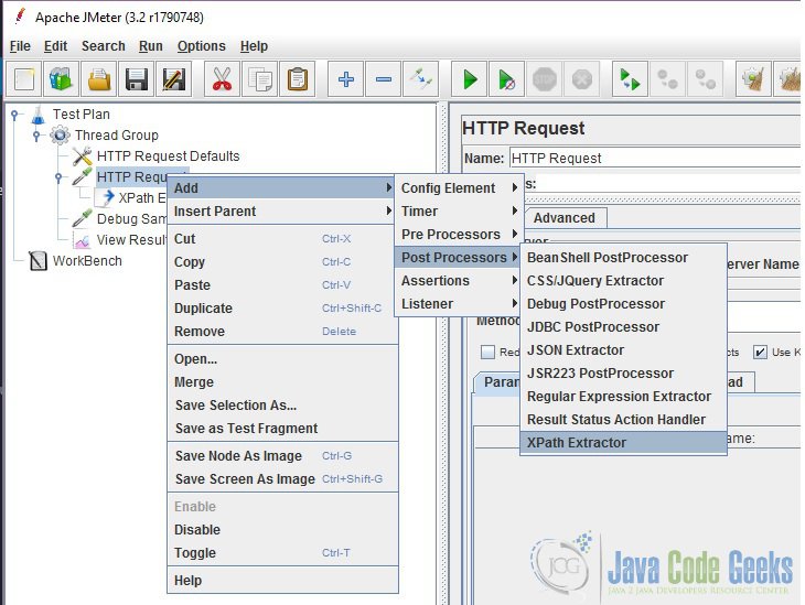 XPath Jmeter Example Java Code Geeks