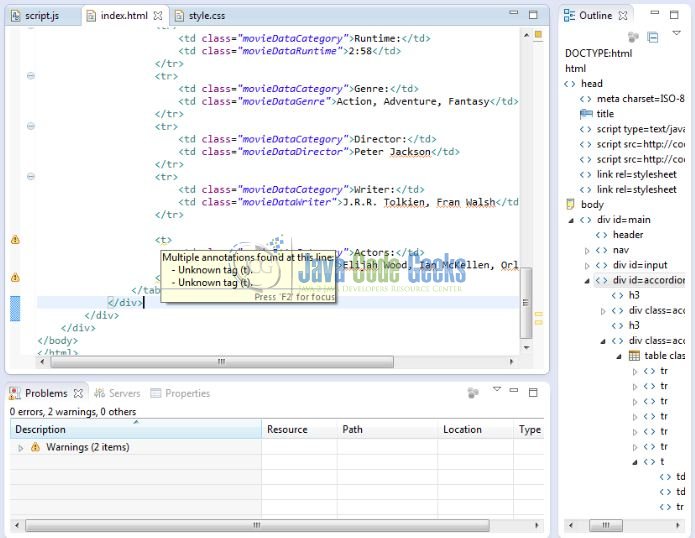 Eclipse HTML Plugin Example Examples Java Code Geeks 2022