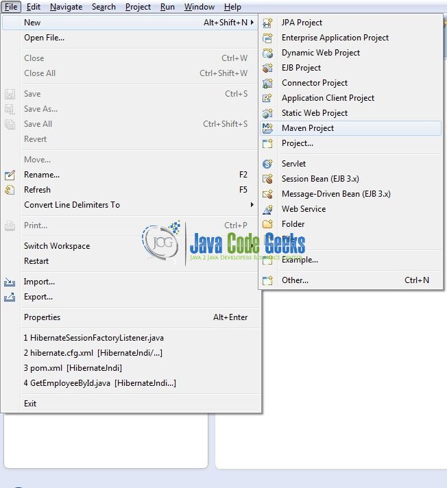 Hibernate Maven Example Java Code Geeks