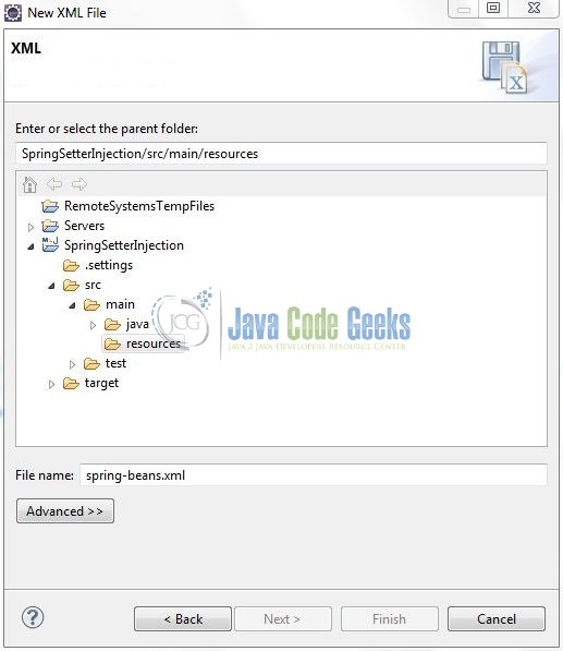 Spring Setter Injection Example Java Code Geeks