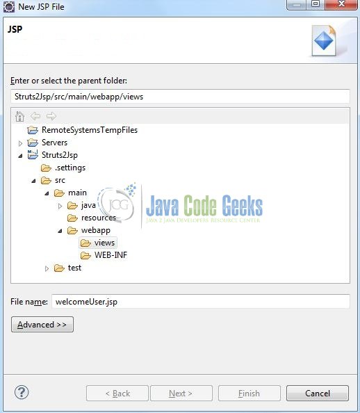 Struts JSP Example Examples Java Code Geeks 2022