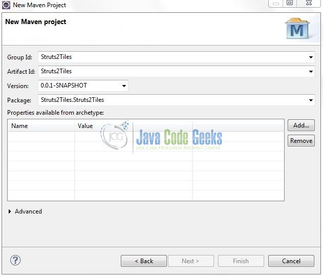 Struts Tiles Plugin in Eclipse Example Java Code Geeks