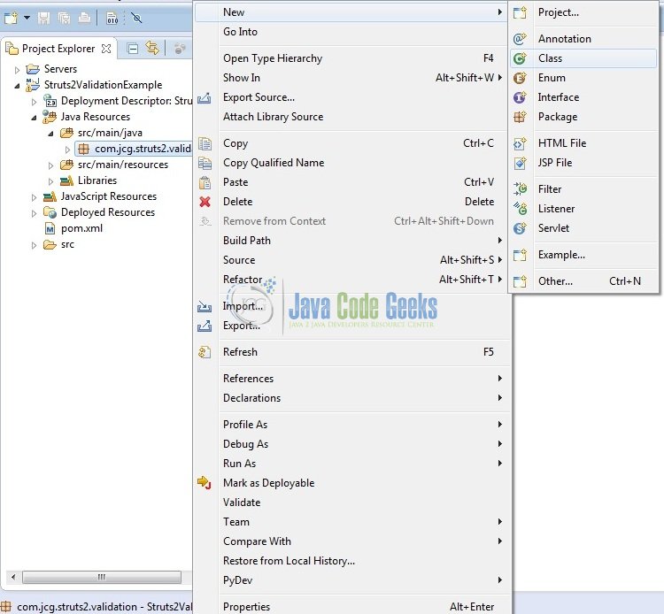 Struts Validation Example Java Code Geeks