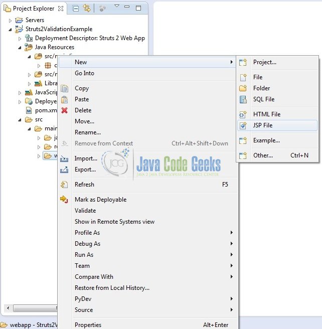 Struts Validation Example Java Code Geeks