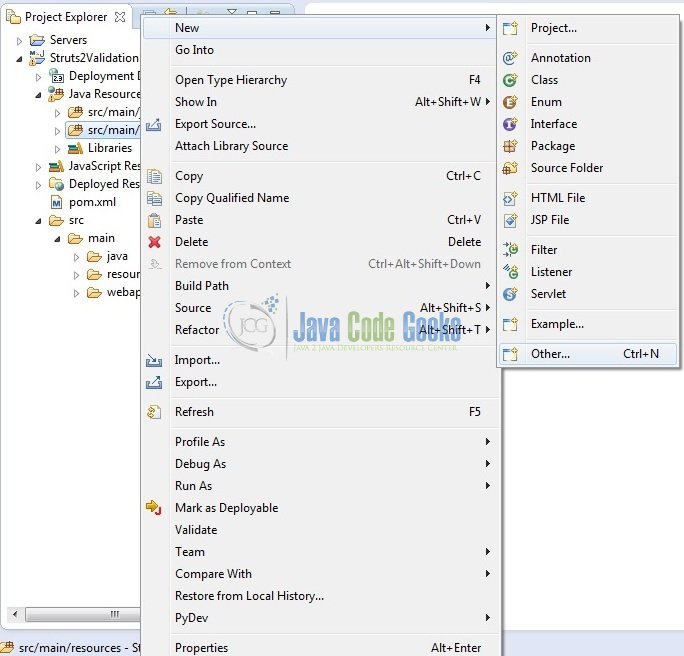 Struts Validation Example Java Code Geeks