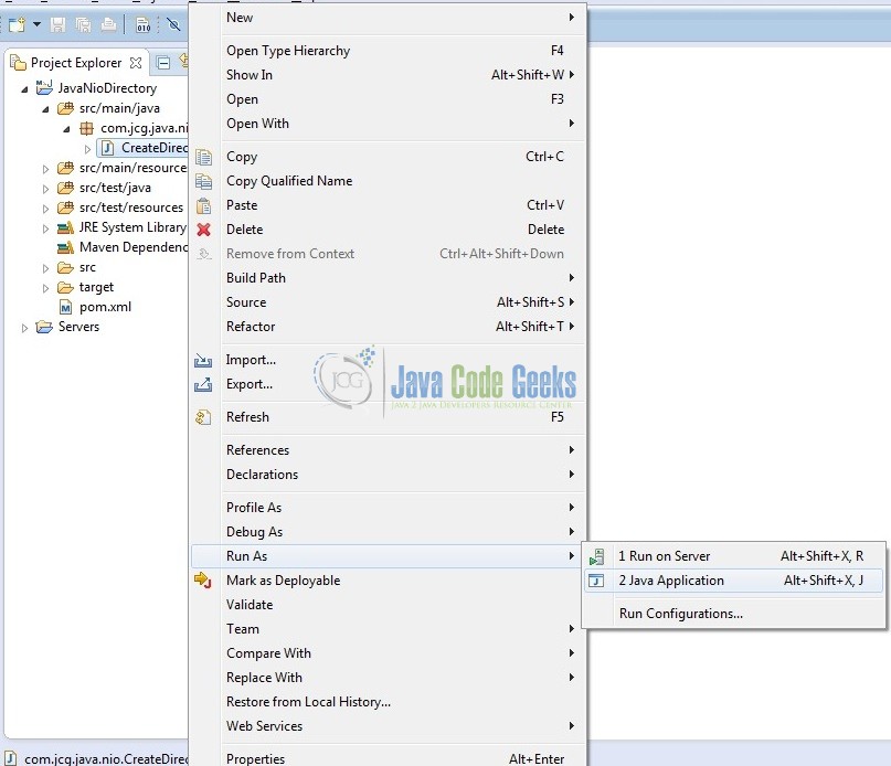 Java Nio Create Directory Example Java Code Geeks