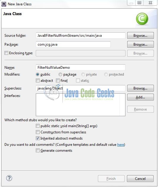 Java 8 Filter Null Values from a Stream Example Java Code Geeks