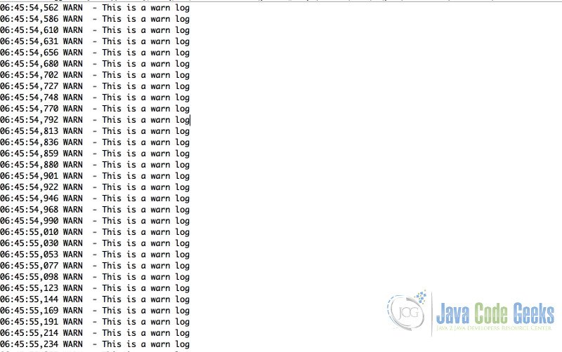 Log4j Date Format Example Java Code Geeks