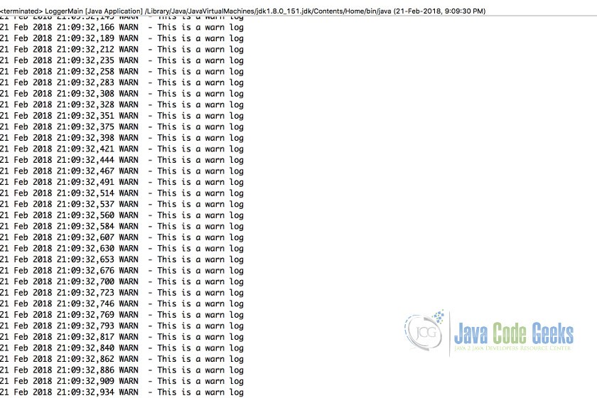Log4j Date Format Example Java Code Geeks