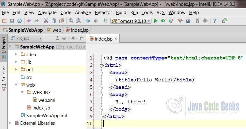 IntelliJ IDEA Automatic Deploy Example Examples Java Code Geeks 2021