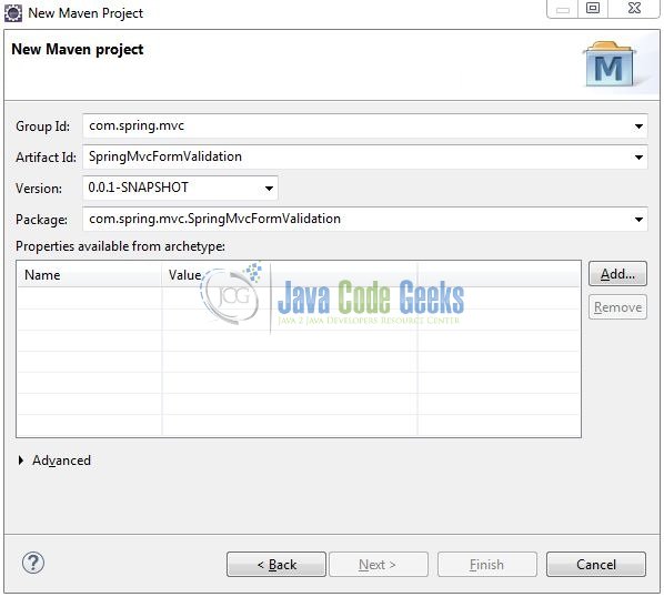 Spring MVC Form Validation Example Examples Java Code Geeks 2022