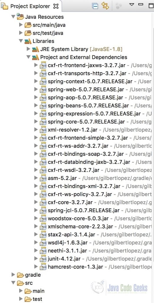 JAXWS Gradle Example Java Code Geeks