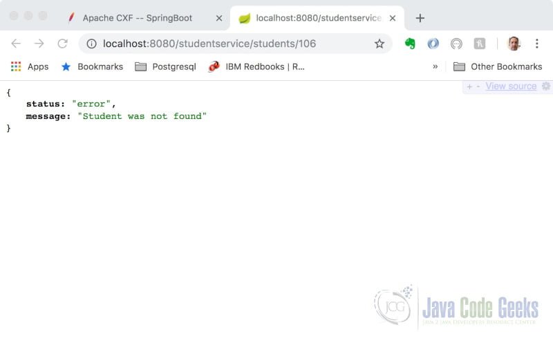 Spring Boot JAXRS Example Examples Java Code Geeks 2021