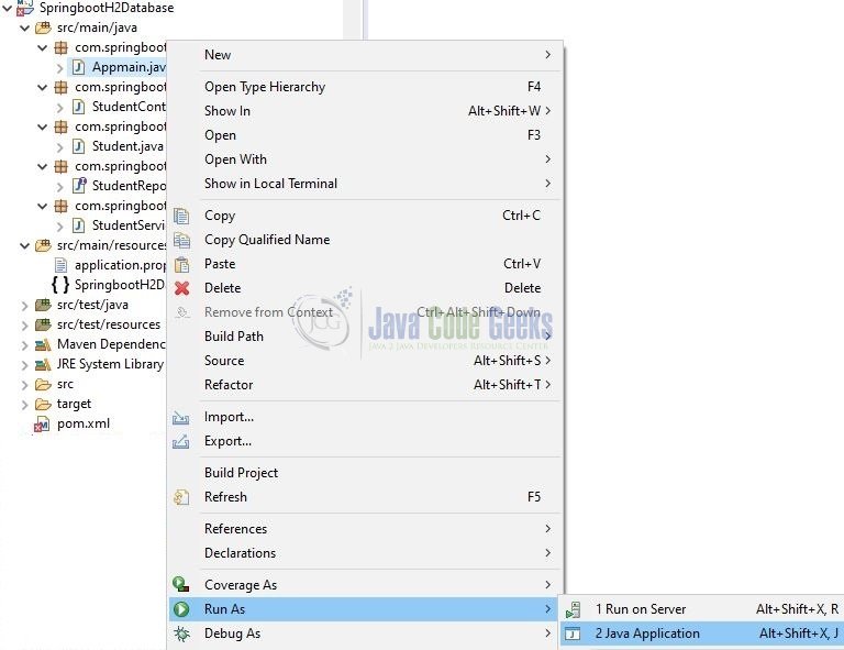 Spring Boot H2 Database Example Java Code Geeks