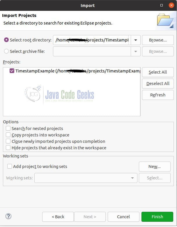 Timestamp Java Example Java Code Geeks
