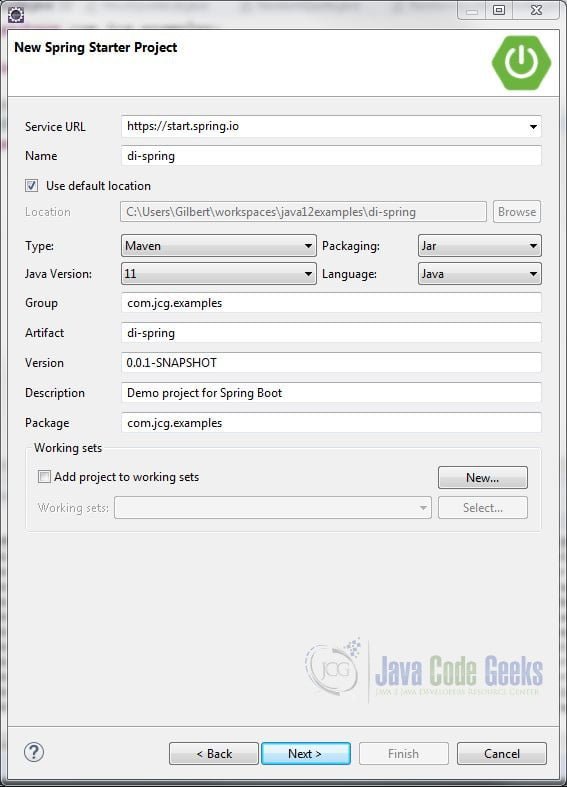 Dependency Injection Java Example Java Code Geeks