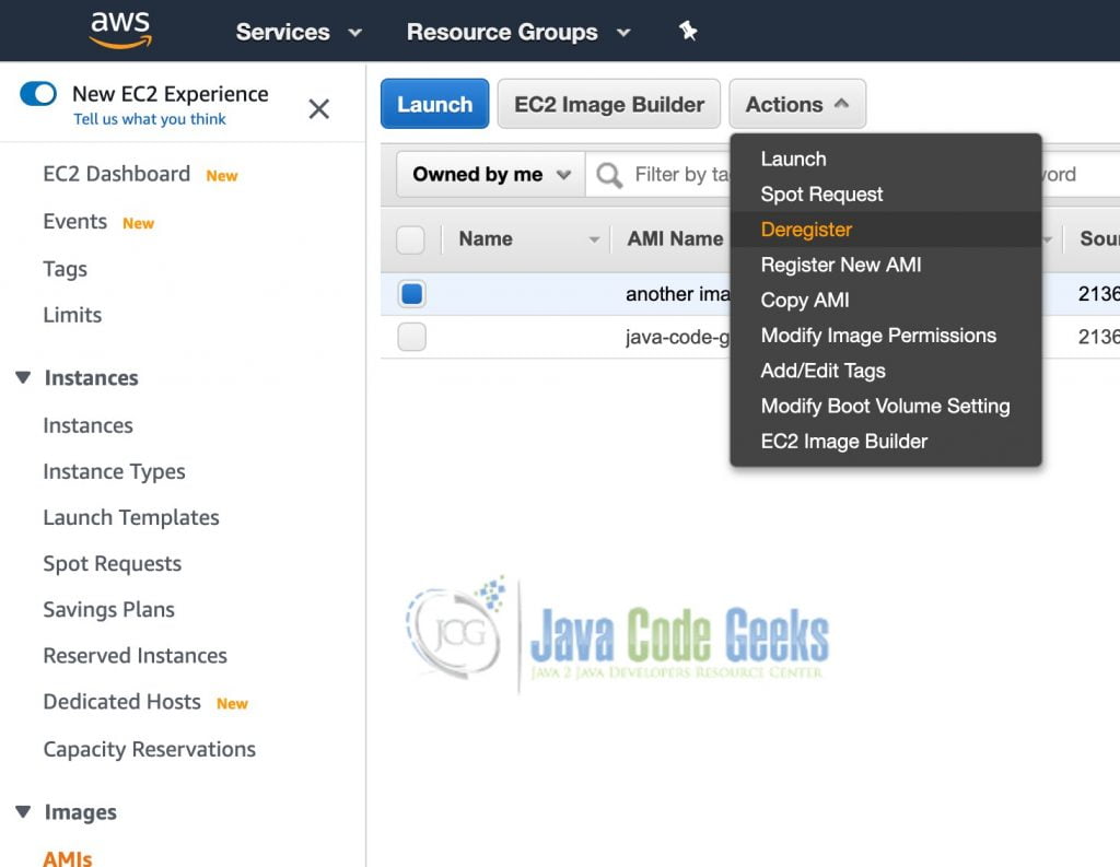 AWS Amazon Machine Images (AMI) Examples Java Code Geeks 2023