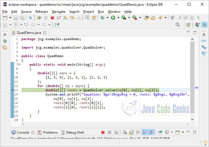 Java Example Java Code Geeks