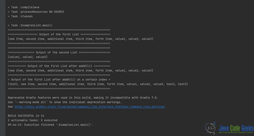 Java List add() and addAll() Examples Java Code Geeks 2024