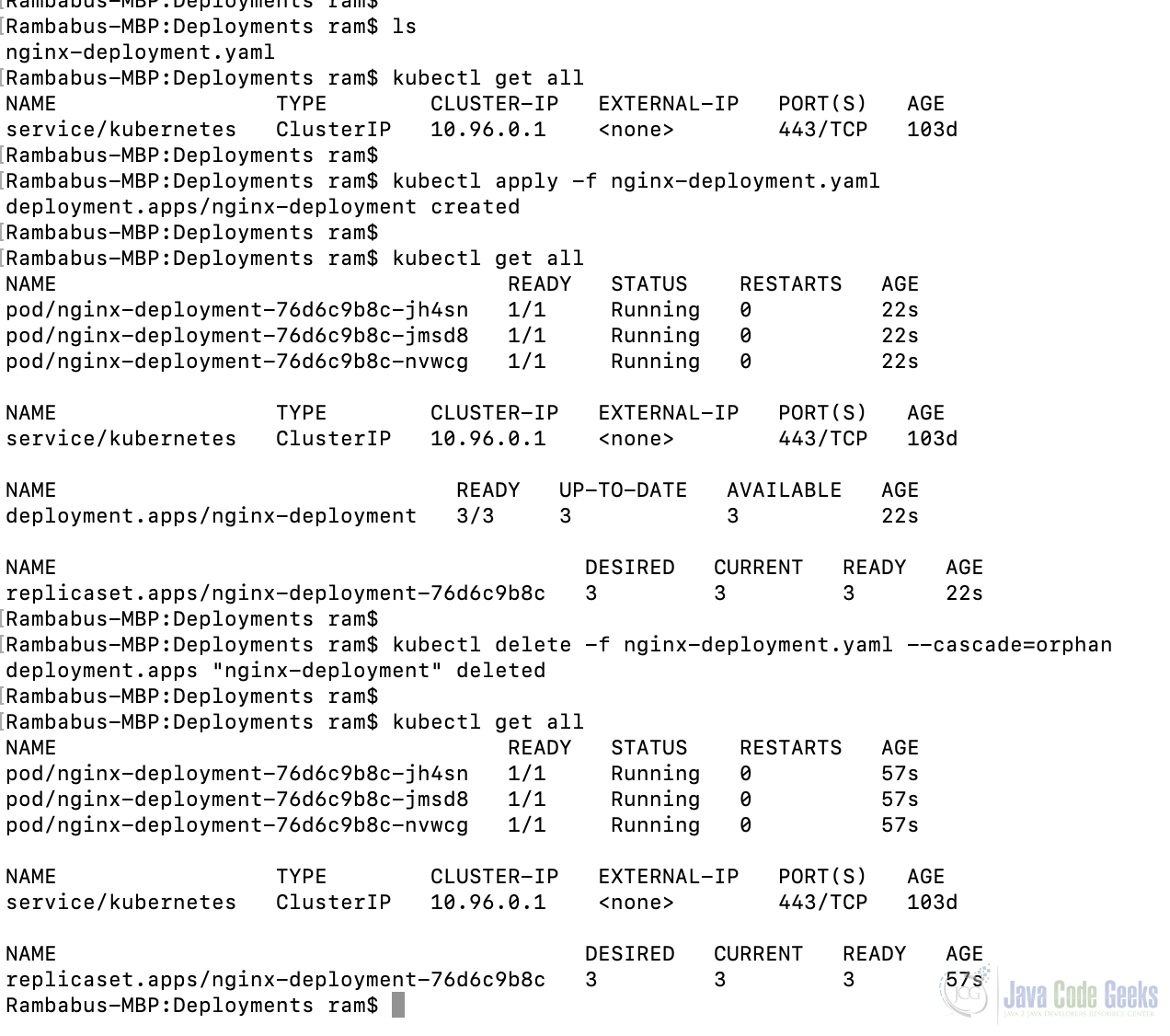 Deployments and ReplicaSets Java Code Geeks