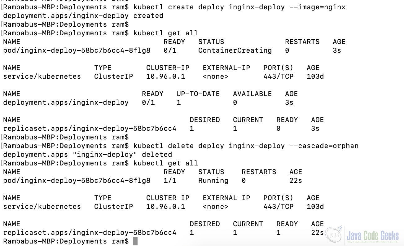 Deployments and ReplicaSets Java Code Geeks