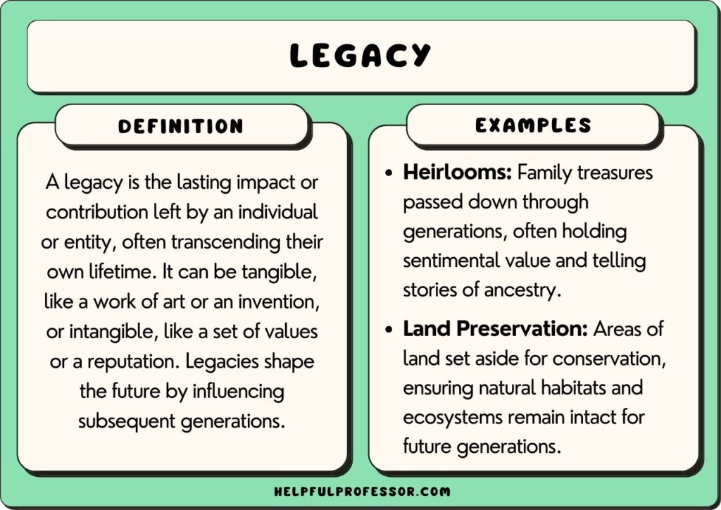 Legacy Statement Examples to Inspire Your Own