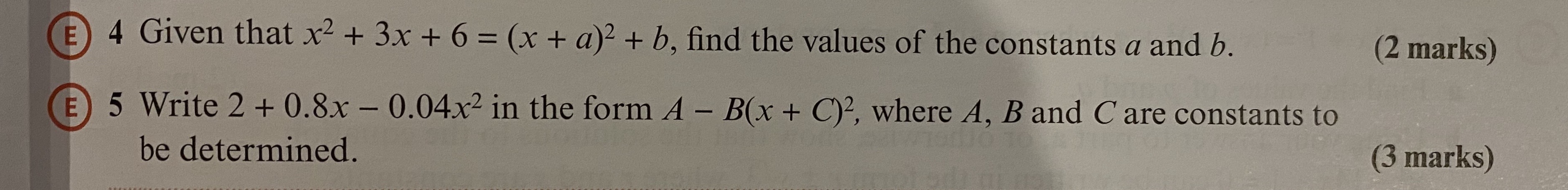 AS Pure Maths Exercise 2C Discussions ExamQA Forum