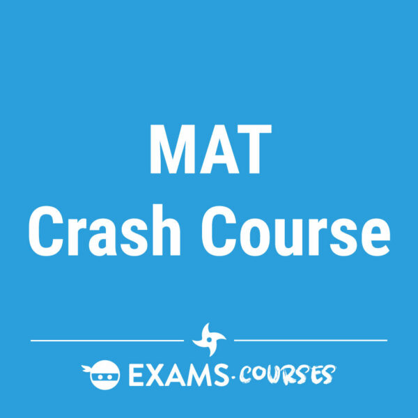 MAT Crash Course Exams.Courses