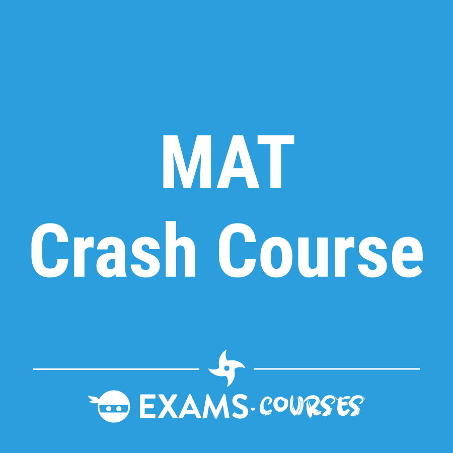 MAT Crash Course Exams.Courses