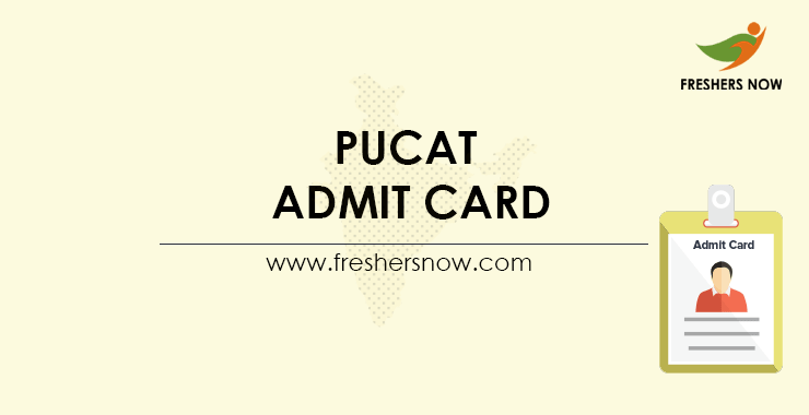 PUCAT Admit Card 2021 (Released) VBSPU PUCAT Exam Date