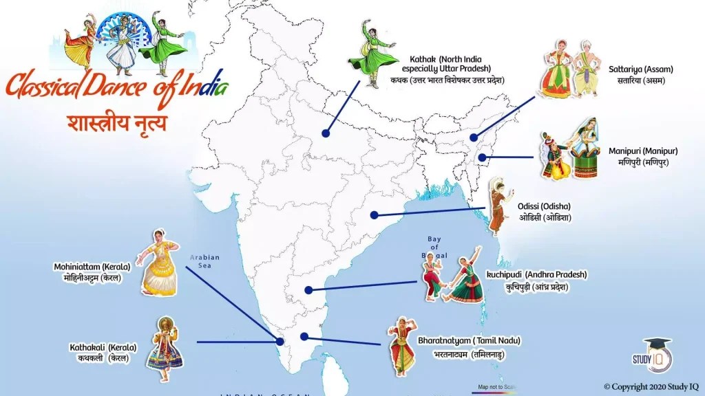 List Of Classical Dances Of India PDF State Wise Exam Stocks