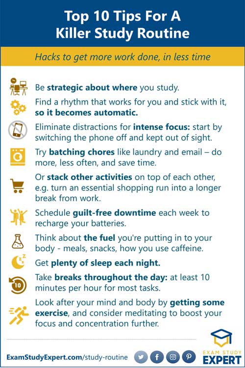 EXTREME Study Routine Secrets For Ambitious Students Exam Study Expert