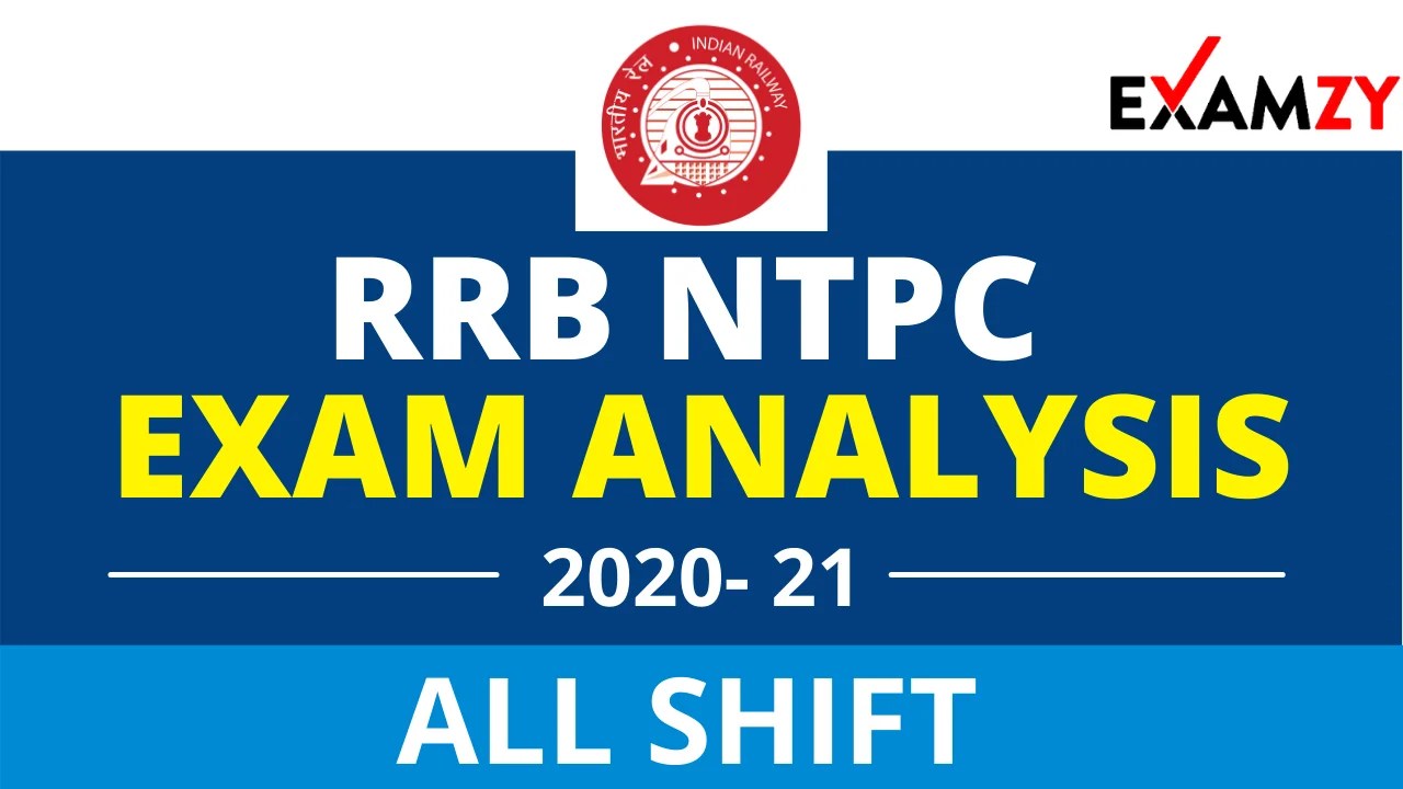 RRB NTPC Exam Analysis Today (March 3, 2021 1st Shift) RRB NTPC