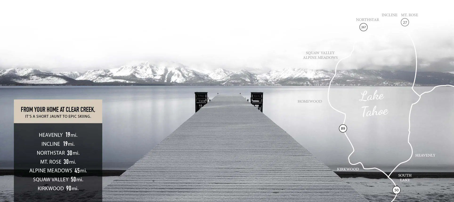 Winter at Twin Pines Ski House — Clear Creek Tahoe