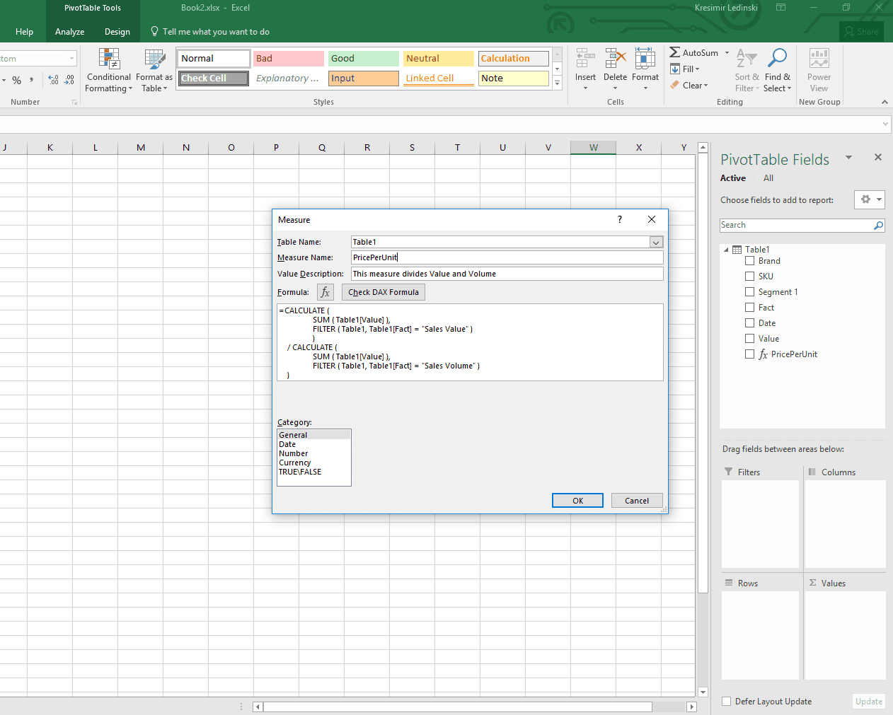 How To Create A Measure In Power Pivot Rodriguez Molaing