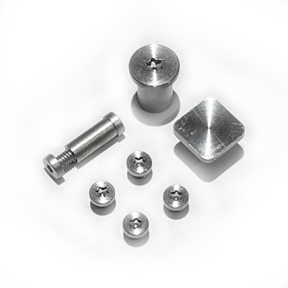 8Piece SILVER Replacement Screw Kit (For TiRant RAZOR V1, V2, V3