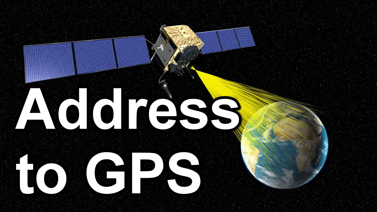 Convert address to GPS coordinates with Excel
