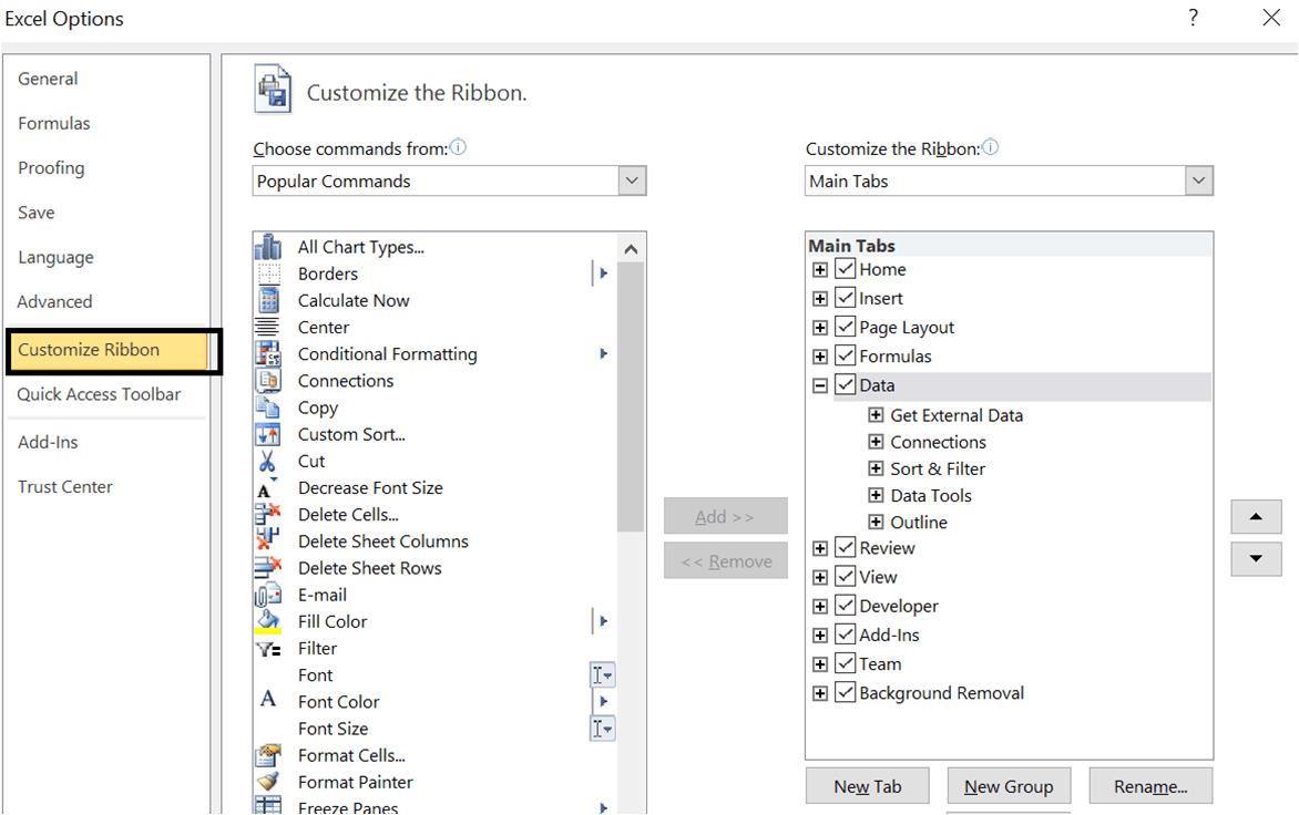Customize Excel Ribbon Change Case of Text Excel TV