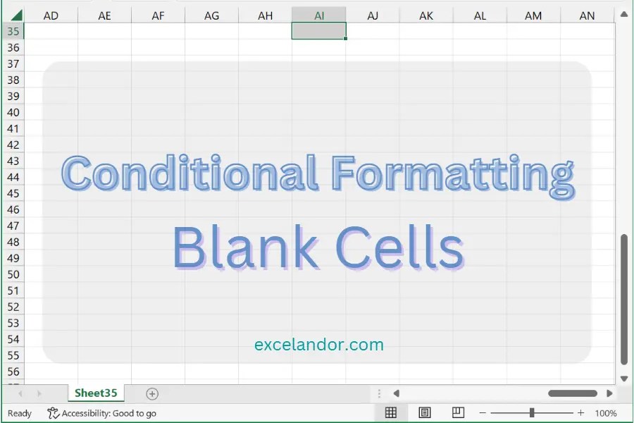Cara Cek Cell Kosong Di Excel Dengan Conditional Formatting