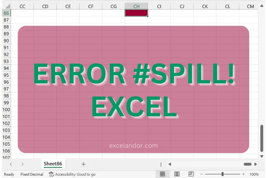 Cara Mengatasi Error SPILL Excel Excelandor 2024
