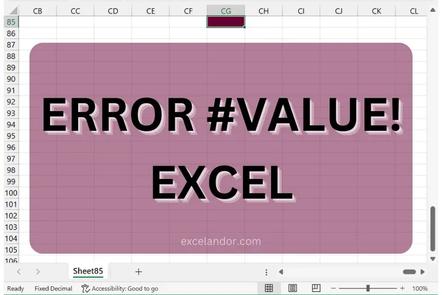Cara Mengatasi Error VALUE Di Excel Excelandor 2024
