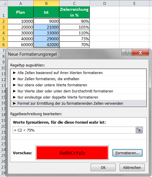 ((FREE)) Excel Bedingte Formatierung Formel 2 Bedingungen