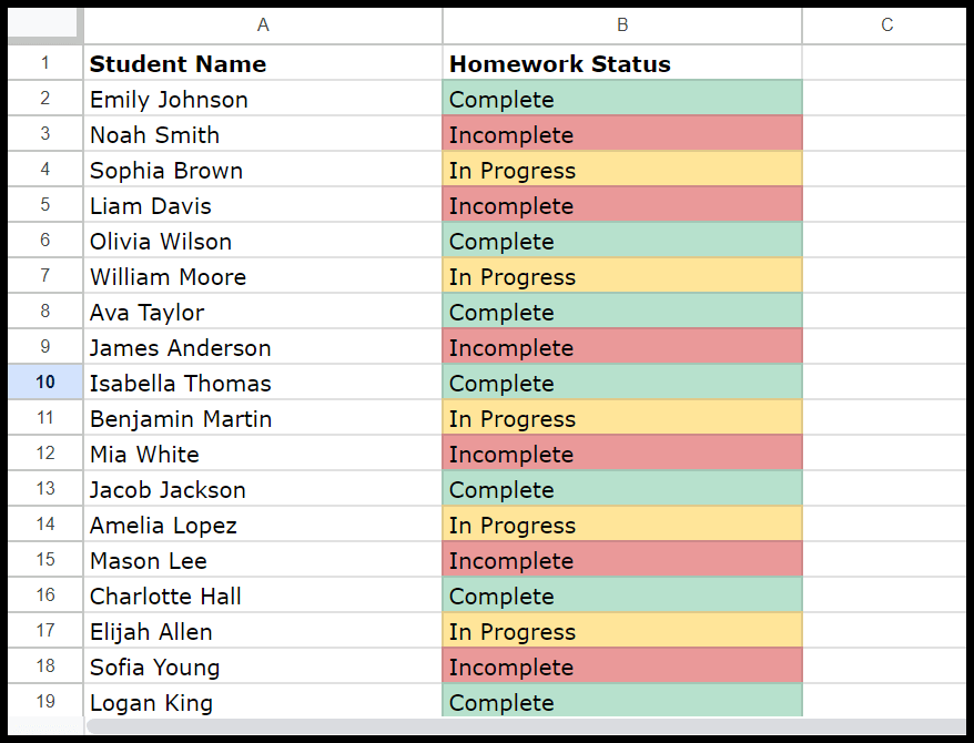 How to Sort by Color in Google Sheets (Cell Font)