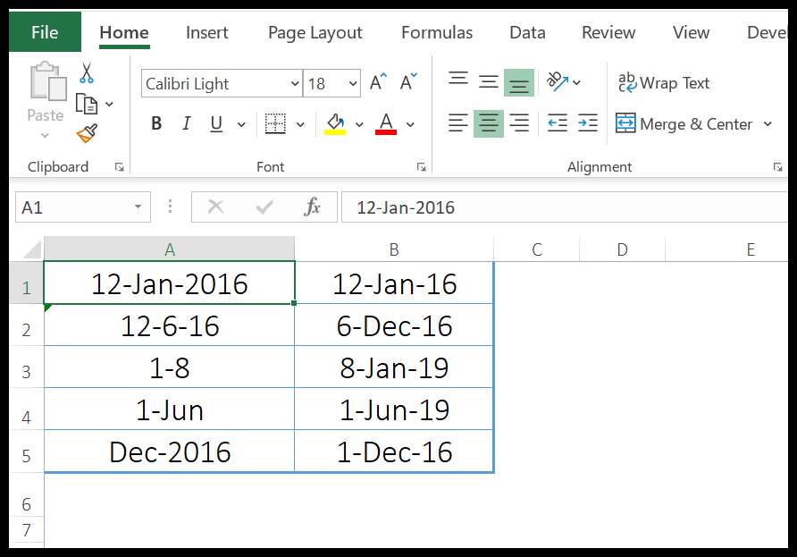 Excel DATEVALUE Function Example + Sample File