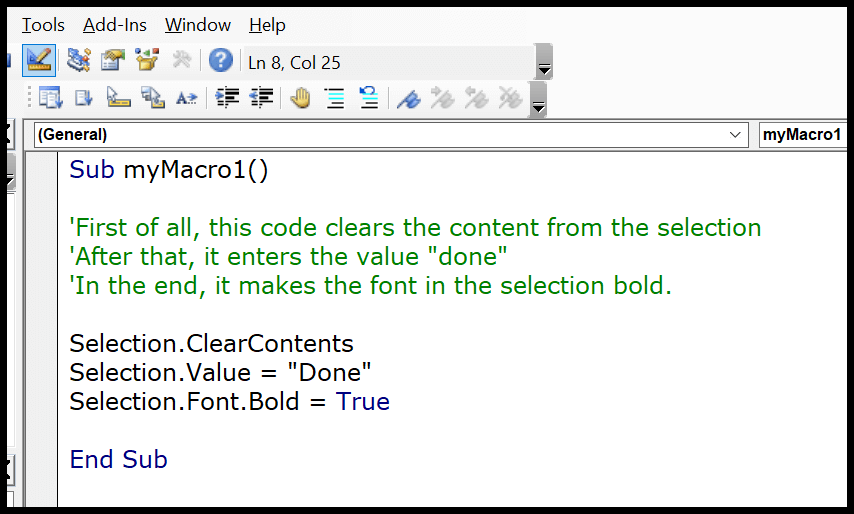 VBA Comment How to Add it, Different Ways, and Other Things